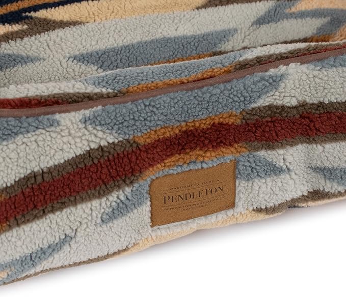 Pendleton Berber Kuddler Dog Bed - Wyeth Trail Wheat, XL