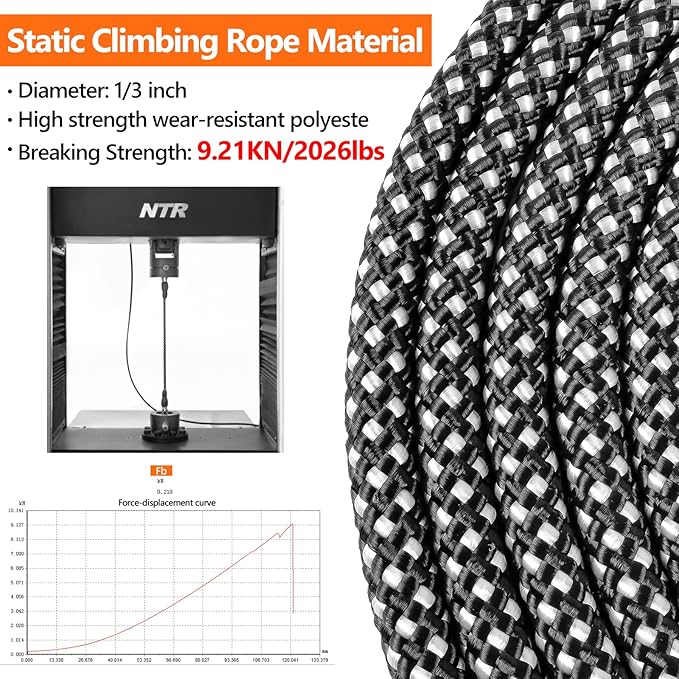 NTR 5FT Strong Dog Leash, Black Rope Leash with Swivel Lockable Hook and Comfortable Padded Handle, Cat Puppy Lead for Small Medium Large Dogs Training, Playing, Camping,or Backyard, 5ft*1/3''
