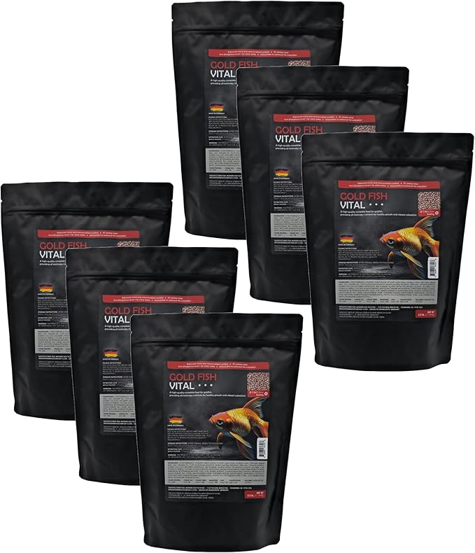 Koi Vital Goldfish Fish Food (6 Pack 2.5lb)