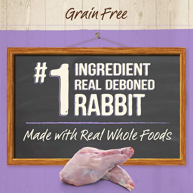 Merrick Purrfect Bistro Grain Free Wet Cat Food Rabbit Recipe Pate - (Pack of 24) 3 oz. Cans