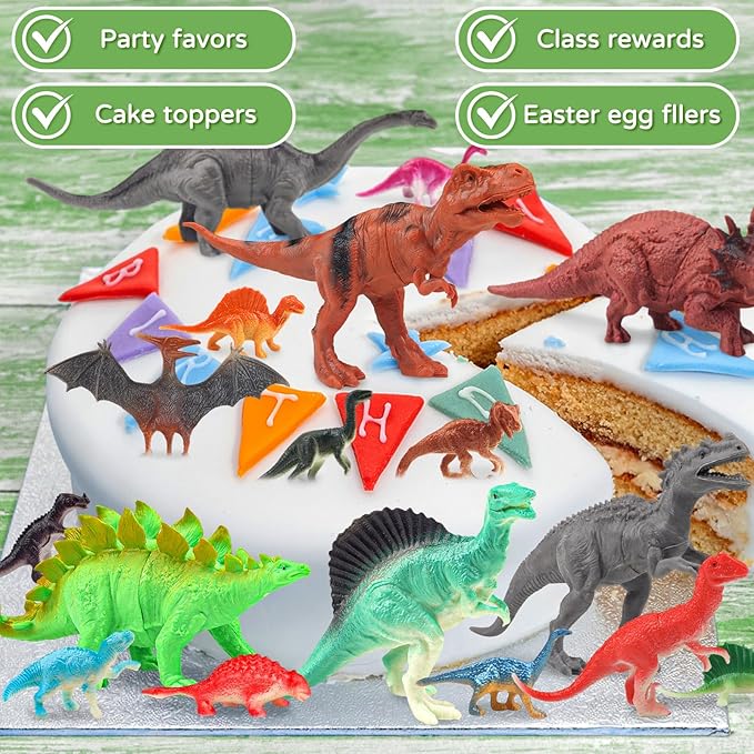 36 Piece Dinosaur Toys for 8 Years Old Boys Gifts, Dinosaur Games for Kids Toy Boy Toys, Dinosaur Figures Set for Boys Toy Age 8 Gifts for 8 Year Old Girls