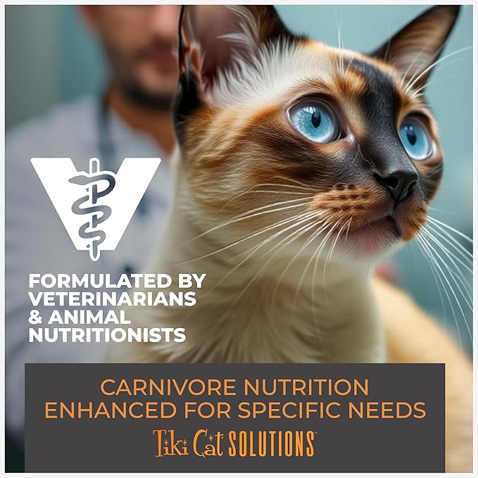 Tiki Cat Solutions Digestion Mousse, Chicken & Egg Recipe in Broth, Formulated to Support Healthy Digestion, Functional Wet Cat Food, 2.4 oz. Pouch (12 Count)