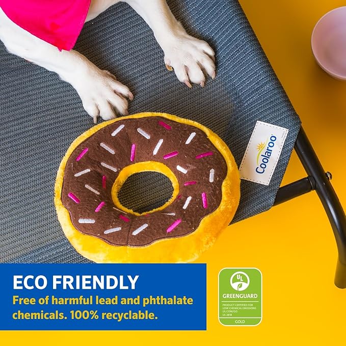 Coolaroo Original Elevated Dog Bed - Breathable Off-The-Ground Pet Bed with Cooling Fabric, Joint Relief & Moisture-Resistant Fabric, 100% Recyclable, Easy Clean, Gray, Extra Large