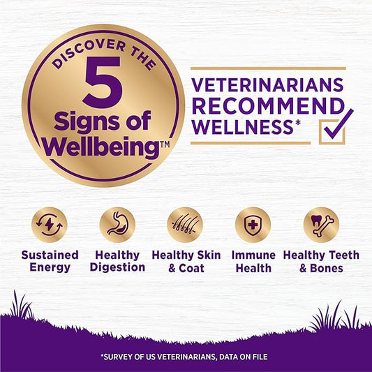 Wellness Complete Health Dry Dog Food, Wholesome Grains, Natural, Beef & Barley Recipe, (26-Pound Bag)