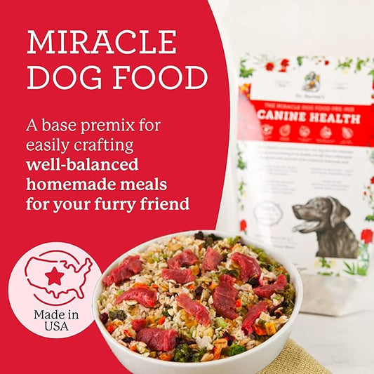 Dr. Harvey's Canine Health Miracle Dog Food, Human Grade Dehydrated Base Mix for Dogs with 9 Vegetables and 6 Organic Whole Grains (Trial Size 6.5 Oz)