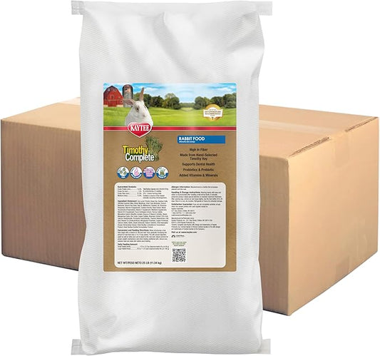Kaytee Timothy Complete Rabbit Food 25 Pounds