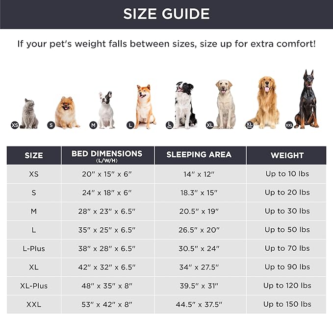 Bedsure L Plus Orthopedic Dog Bed for Large Dogs - Washable Dog Cat Bed Waterproof, L Plus Big Comfort Dogs Couch Sofa with Washable Removable Cover, Pet Bed with Nonskid Bottom, Brown, 38"