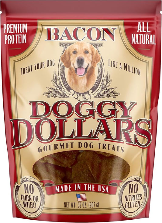 – Natural Gourmet Bacon Dog Treats (32oz)
