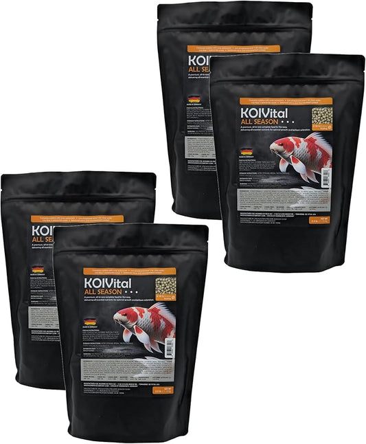 Koi Vital All Season Swim Fish Food (4 Pack 2.5lb)