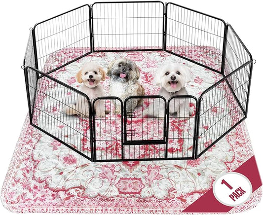 PUPIBOO Washable Pee Pads for Dogs and Cats - Super Absorbent Reusable Puppy Training Pads - 100% Waterproof, Leak-Proof & Non-Slip Whelping Pads for Pet Housebreaking