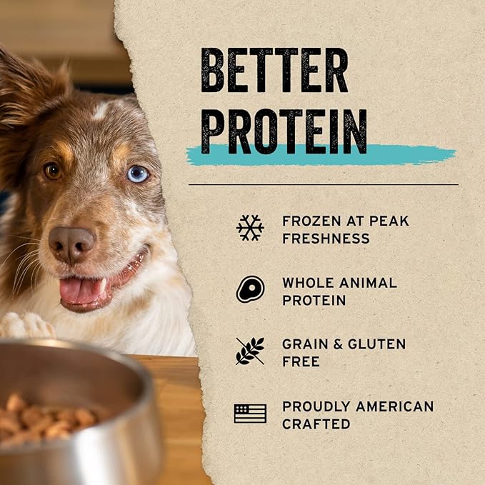 Vital Essentials Freeze Dried Raw Protein Mix-in Dog Food Topper, Chicken Mini Nibs Topper for Dogs, 18 oz
