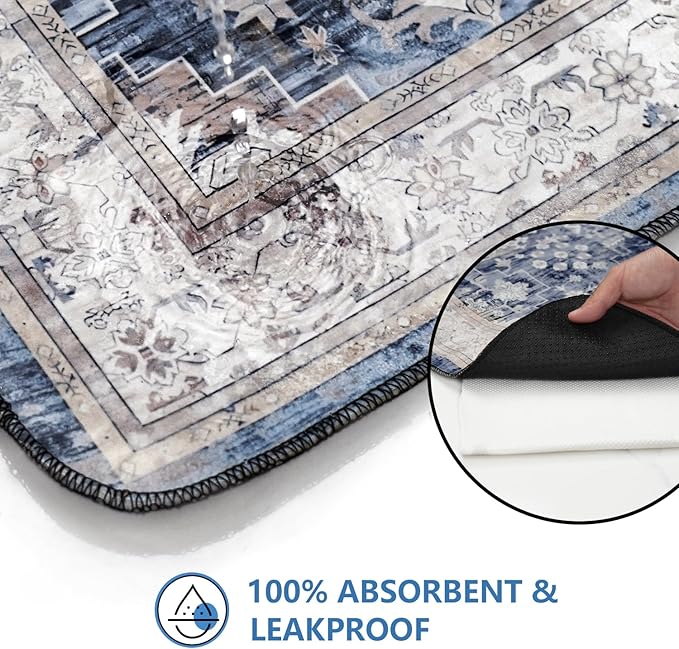 Washable Pee Pads for Dogs, Absorbent Reusable Puppy Pads Waterproof, Leakproof & Non-Slip Whelping Pad, Potty Training Pads for Dogs Playpen Mat 72x72