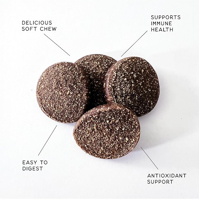 Soft Healthy Dog Treats for Immune Support & Training Snacks Made with Spinach, Cranberry & Kale - Smoky Pork - 16 oz