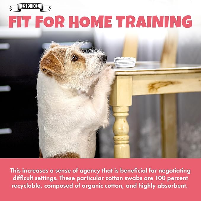 Ink Oil - Pup Scent Work Starter Kit I Dog Scent Training Kit I Complete Nose Scentwork - Anise, Birch, Clove & Vetiver Flavour I Portable Small Aid Kit for Pet Home Trainer - Pure Essential Oils Sets