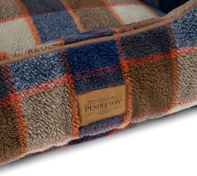 Pendleton Berber Kuddler Dog Bed - Mountain Plaid, XL
