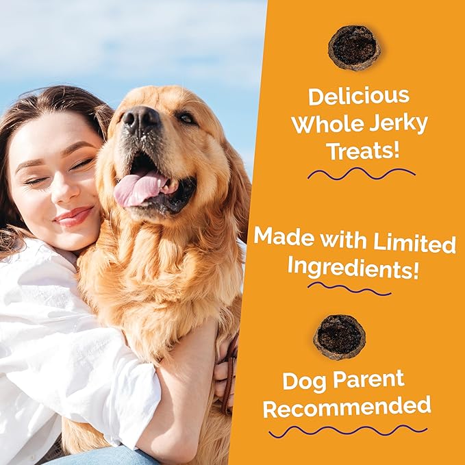 Fruitables Small Dog Treats – Whole Jerky Bites – Healthy Treats – Turkey & Sweet Potato Flavor – 5 Ounces