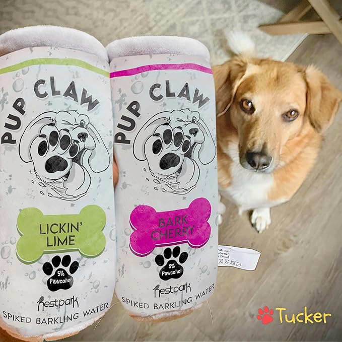 Pup Claw Dog Toys - Funny Cute Plush Dog Toys with Squeaker - Parody Dog Toy (2 Pack) (Original Pack)