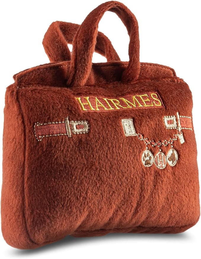Dog Diggin Designs Runway Pup Collection | Unique Squeaky Parody Plush Dog Toys – Haute Couture Purses & Handbags