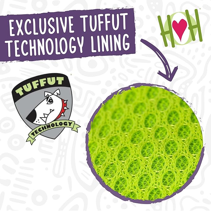 HuggleHounds Knottie Plush Dog Toy - Dog Stuffed Animal Toy, Puppy Toys, Squeaky Dog Toy for Small, Medium & Large Dogs, Durable Plush to Keep Them Busy - Giraffe, Small