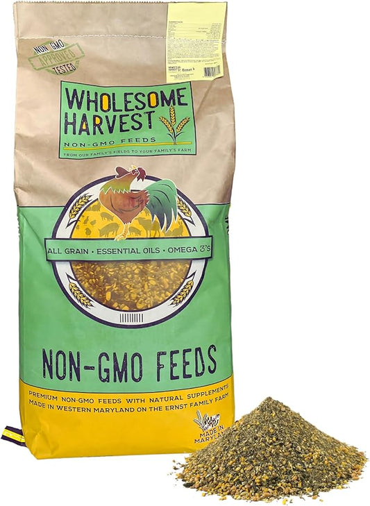 Corn & Soy-Free Chick Starter Feed - All Grain & Non-GMO Chick Food Starter with Omega 3 - Chicken Feed for Growing Healthy Chicks with High-Protein 22% and Probiotics - 40 Lb