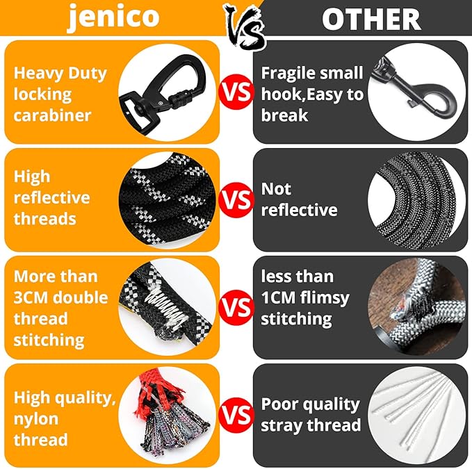 Long Dog Leash 40 FT: Heavy Duty Rope Leashes for Dogs Training with Swivel Lockable Hook Reflective Threads Bungee and Padded Handle - Dog Lead for Large Small Medium Dogs Outside Walking Hiking Pink