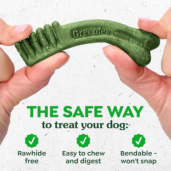 Greenies Veterinarian-Recommended Adult Natural Dental Dog Treats Large Size, Sweet Potato Flavor, 36 oz. Pack, 24 Count