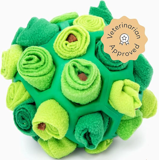 Reggie Forager Ball for Dogs | Interactive Treat Dispensing Toy for Mental Stimulation | Reduces Boredom, Stress & Hyperactivity | Enrichment Ball for All Dog Breeds & Sizes | Durable & Washable
