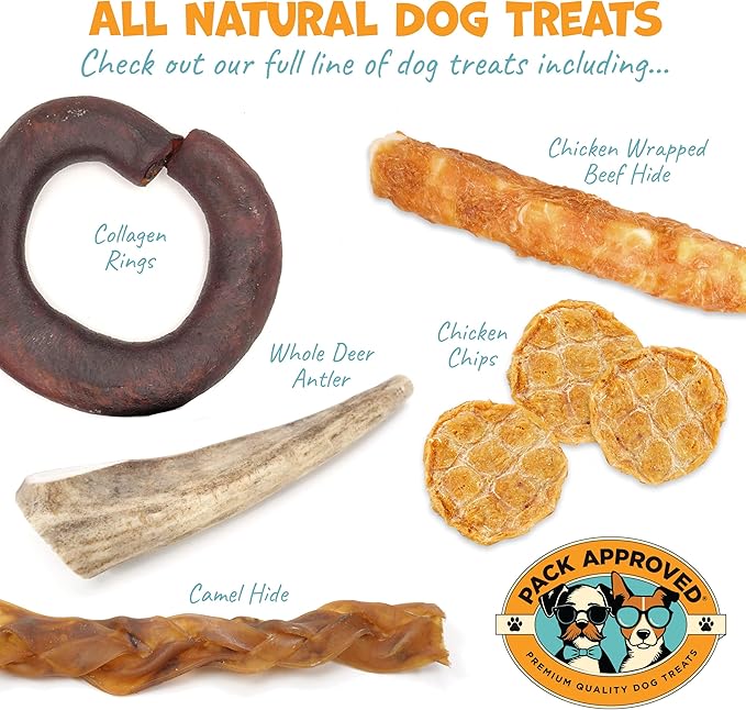 Mini Chicken Sticks for Dogs - Natural, Dehydrated Chicken Jerky Treats, Single Ingredient. Made and Sourced in America - Crunchy Chew Sticks - 3oz