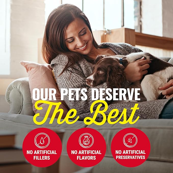 etta says! 7" Select Crunchy Dog Chews - Rawhide-Free Dog Treats - Made in The USA - Odor-Free, All-Natural Ingredients - for Moderate Chewers - Bacon - 10 Pack