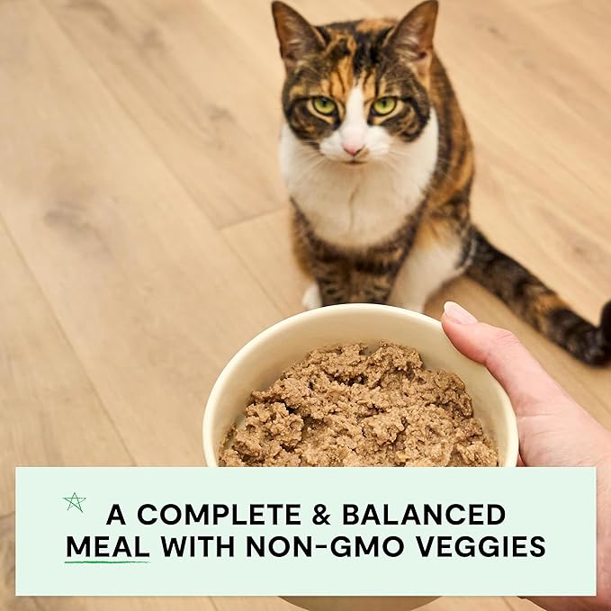 Open Farm Canned Cat Food, Paté for Complete & Balanced Nutrition, Grain-Free and Legume-Free Wet Cat Food, Chicken & Beef Recipe, 5.3oz Cans (Case of 12)