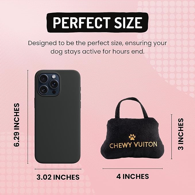 Dog Diggin Designs Runway Pup Collection | Unique Squeaky Parody Plush Dog Toys – Haute Couture Purses & Handbags