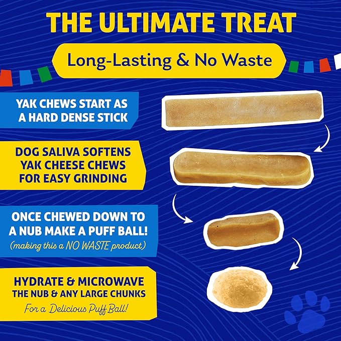 Himalayan Dog Chew Original Yak Cheese Chew, Bacon, 1 X-Large Stick, 5.3 oz, Gluten Free, Healthy Treats, Grain & Lactose Free 100% Natural, Long Lasting for Dogs Over 55 lbs