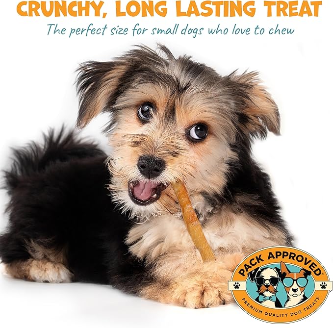Chicken Wrapped Beef Hide Sticks - Long Lasting Dog Chews for Aggressive Chewers - Chicken Wrapped Dog Treats for Small Dogs - S (Pack of 21)