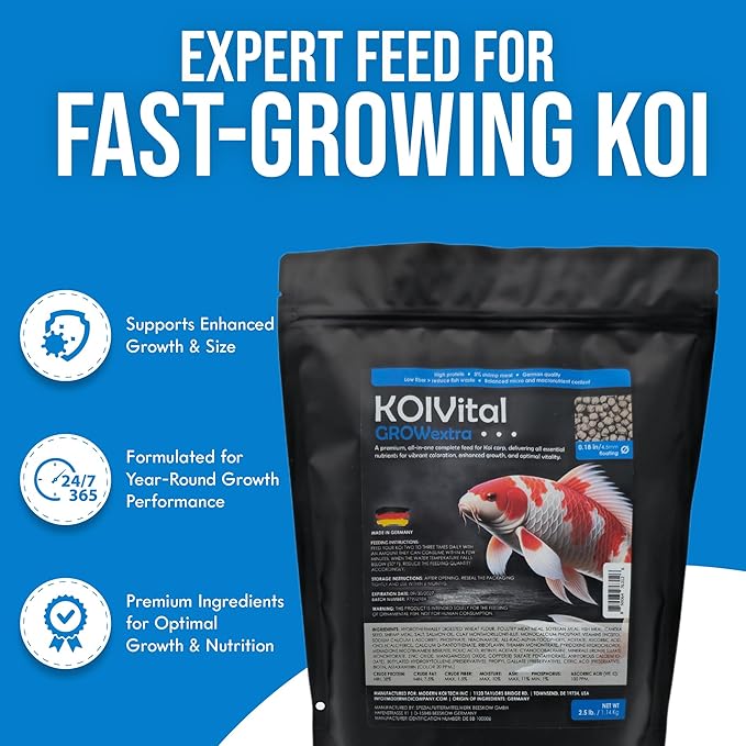 Grow Extra Swim Koi Food (1 Pack 2.5lb)