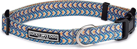 Lucky Love Dog Collars, Comfortable, Soft, Cute Dog Collar for Small Medium Large Dogs, Murphy, Large