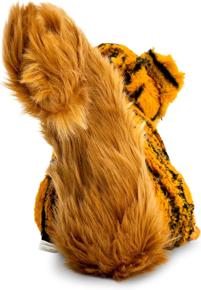 Randimals Tiger with Squirrel Tail Plush Stuffed Toy 15”, Soft & Huggable, Premium Quality Hybrid Animal Friend Encourages Adventure & Imagination