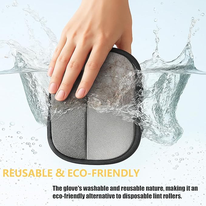 3pcs Pet Hair Removal Glove,Pawbeam Pet Hair Remover for Cats & Dogs,Upgraded Animal Fur Removal Tool, Reusable Cats & Dogs Grooming Gloves for Hair Removal