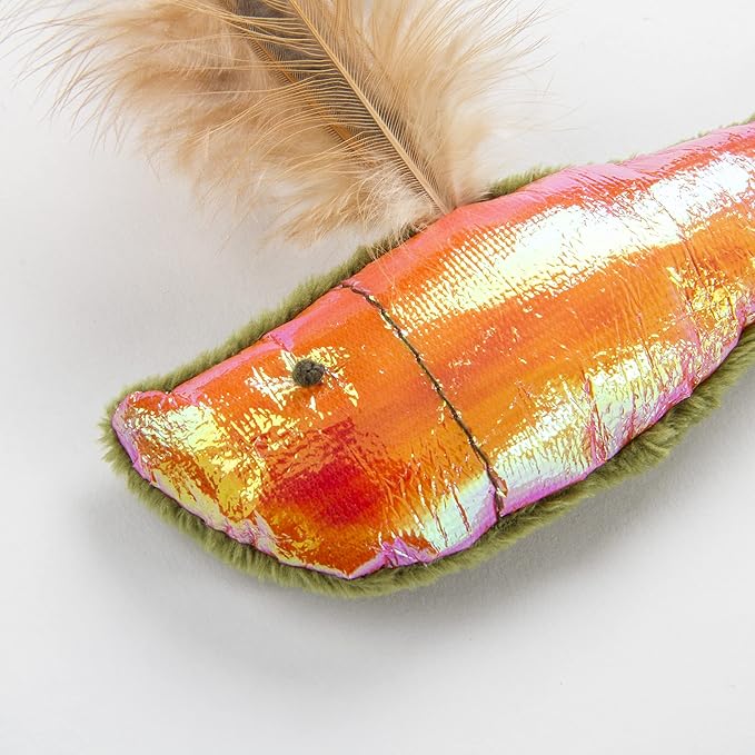 SmartyKat (3 Count Fish Friends Crinkle Catnip Cat Toys - Multi Color, 3 Count
