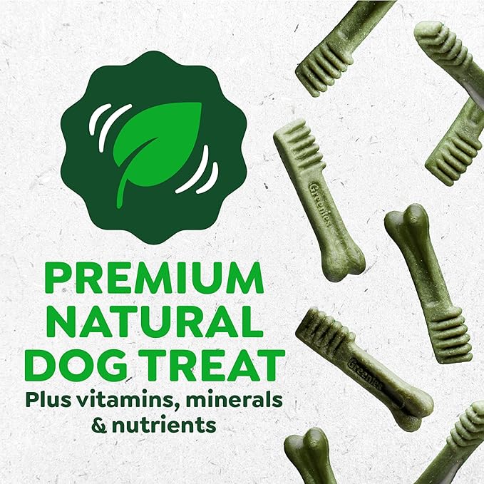 Greenies Veterinarian-Recommended Adult Natural Dental Dog Treats Large Size, Original Flavor, Sweet Potato Flavor, and Blueberry Flavor, (3) 12 oz. Packs, 24 Count