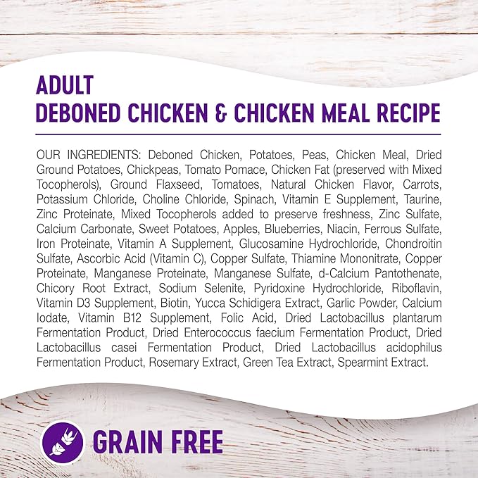 Wellness Natural Pet Food Complete Health Natural Grain Free Dry Dog Food, Chicken, 24-Pound Bag