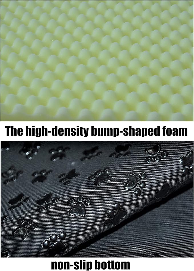 Dog Bed,2 Ways to Use,Indoor Pet House with Fluffy Mat,Removable and Washable Cover,Splash-Proof House and Non-Slip Bottom,for Large Dogs(XL Flamingo)