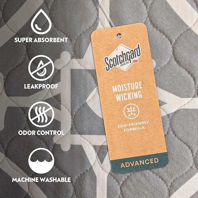 Paw Inspired Designer Print Dog Pads (2 Pack) | Premium Washable Pee Pads | Reusable Puppy Pads for Potty Training, Whelping, Waterproof Mat | Leakproof, Non-Slip Liner (Medallion Style, 36"x36" Size)