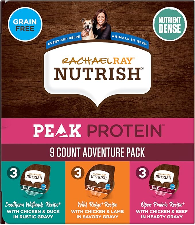 Nature’s Recipe Chicken, Salmon and Turkey Recipes Variety Pack Wet Dog Food, 12-2.75 oz. Cups, 2 Count
