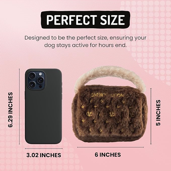 Dog Diggin Designs Runway Pup Collection | Unique Squeaky Parody Plush Dog Toys – Haute Couture Purses & Handbags