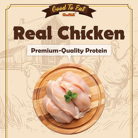 Gootoe Chicken Dog Treats – Chicken Sticks 1.5 lb – All Natural, Grain-Free, Low Fat, Premium Training Chews, Healthy & Easily Digestible
