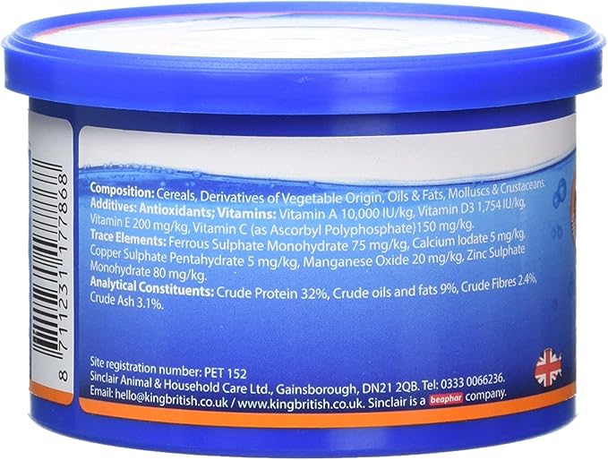 King British Goldfish Sinking Pellet 140g