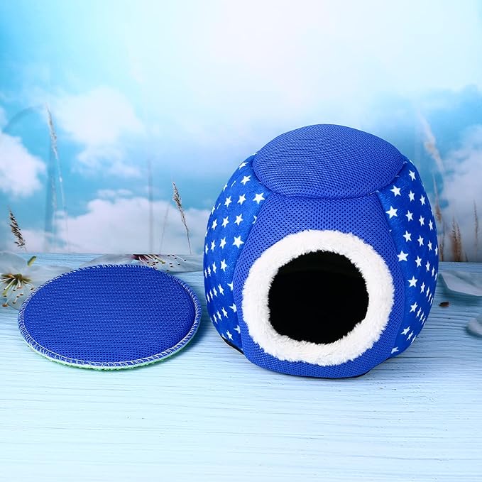 Avaner Guinea Pig Bed 2 Pack, Hamster Bed House, Guinea Pig Huts