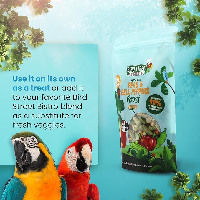 Parrot Food - Parakeet & Cockatiel Food - Cooks in 3-15 min with Natural & Organic Grains, Legumes, Non-GMO Fruits, Vegetables & Health Spices
