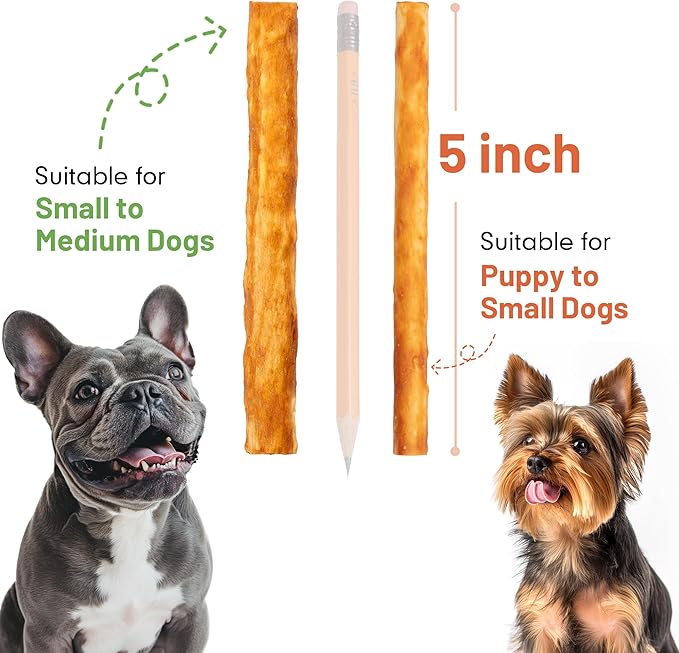 MON2SUN Chicken Collagen Sticks for Dogs, 5 Inch Teeth Cleaning Collagen Chews for Medium Dogs (Chicken Flavored), Healthy Snacks, 10.58oz (15 Count-Pack of 1)