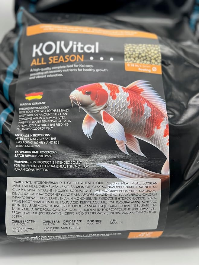 All Season Swim Koi Food 2.5lb (1 Pack 2.5lb)